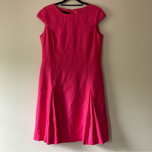 Anne Klein Dresses & Skirts - Anne Klein Dress Pink Linen Sheath Dress